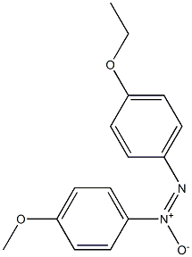4-Methoxy-4'-ethoxyazoxybenzene 结构式