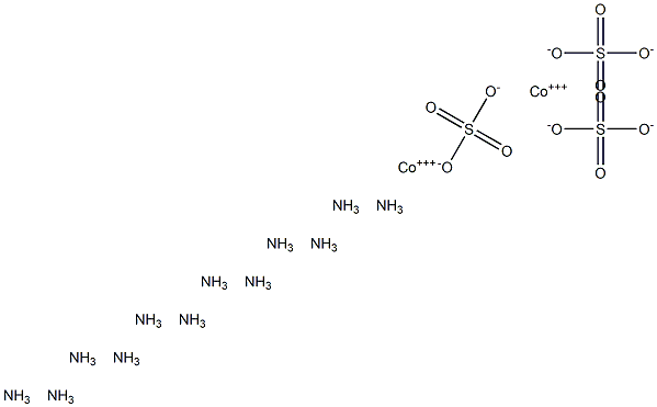 Hexamminecobalt(III) sulfate 结构式