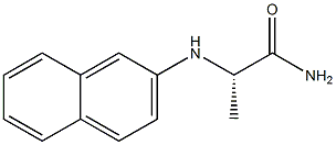 N2-(2-Naphtyl)-L-alaninamide 结构式