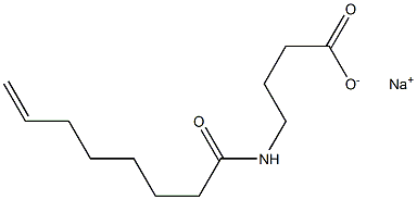 4-(7-Octenoylamino)butyric acid sodium salt 结构式