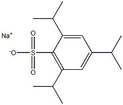 2,4,6-Triisopropylbenzenesulfonic acid sodium salt 结构式