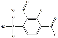 3-Chloro-2,4-dinitrobenzenesulfonic acid 结构式