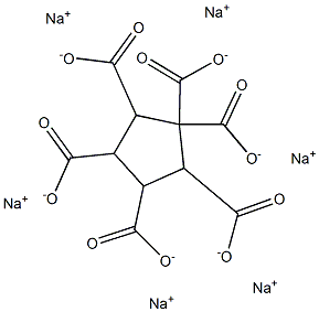 1,1,2,3,4,5-Cyclopentanehexacarboxylic acid hexasodium salt 结构式