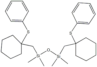 [1-(Phenylthio)cyclohexyl](trimethylsilyl) ether 结构式