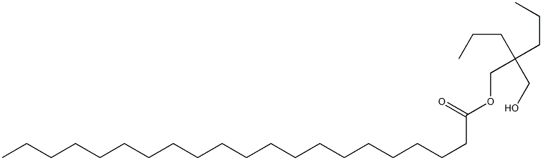 Henicosanoic acid 2-(hydroxymethyl)-2-propylpentyl ester 结构式