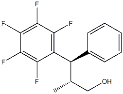 (2R,3R)-2-Methyl-3-(pentafluorophenyl)-3-phenyl-1-propanol 结构式