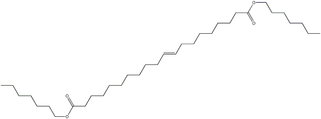 11-Icosenedioic acid diheptyl ester 结构式