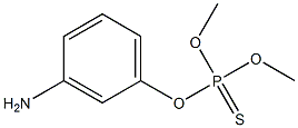 Thiophosphoric acid O,O-dimethyl O-[m-aminophenyl] ester 结构式