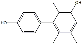 2,5,6-Trimethyl-1,1'-biphenyl-3,4'-diol 结构式