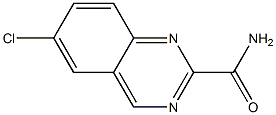 6-Chloroquinazoline-2-carboxamide 结构式