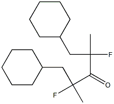 Cyclohexyl(1-fluoro-1-methylethyl) ketone 结构式