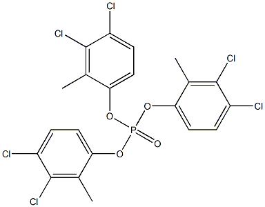 Phosphoric acid tris(3,4-dichloro-2-methylphenyl) ester 结构式