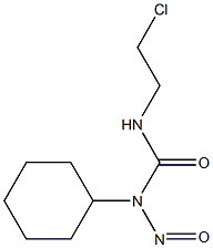 1-(2-Chloroethyl)-3-cyclohexyl-3-nitrosourea 结构式