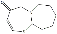 7,8,9,10,11,11a-Hexahydroazepino[2,1-b][1,3]thiazepin-4(5H)-one 结构式