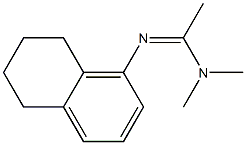 N1,N1-Dimethyl-N2-(5,6,7,8-tetrahydronaphthalen-1-yl)acetamidine 结构式