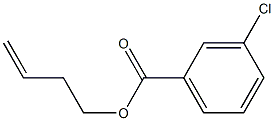 3-Chlorobenzoic acid 3-butenyl ester 结构式