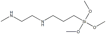 3-(Trimethoxysilyl)-N-[2-(methylamino)ethyl]propan-1-amine 结构式