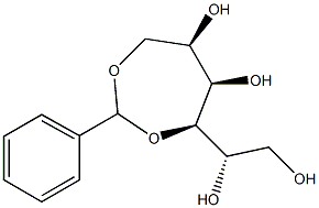 3-O,6-O-Benzylidene-D-glucitol 结构式