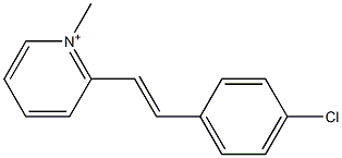 2-(4-Chlorostyryl)-N-methylpyridinium 结构式