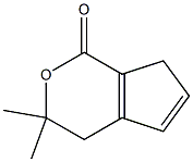 3,3-Dimethyl-4,7-dihydrocyclopenta[c]pyran-1(3H)-one 结构式