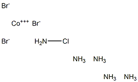 Chloropentamminecobalt(III) bromide 结构式