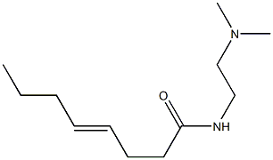 N-[2-(Dimethylamino)ethyl]-4-octenamide 结构式