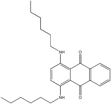 1,4-Bis(hexylamino)anthraquinone 结构式