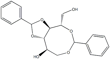 1-O,5-O:3-O,4-O-Dibenzylidene-L-sorbitol 结构式