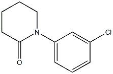 1-(3-Chlorophenyl)-2-piperidone 结构式