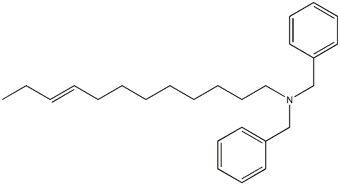 (9-Dodecenyl)dibenzylamine 结构式