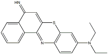 9-(Diethylamino)-5H-benzo[a]phenothiazin-5-imine 结构式