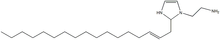 1-(2-Aminoethyl)-2-(2-heptadecenyl)-4-imidazoline 结构式