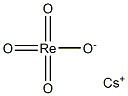 Cesium perrhenate 结构式