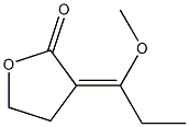 3-(1-Methoxypropylidene)dihydrofuran-2(3H)-one 结构式