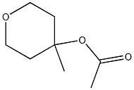 4-Acetyloxy-4-methyltetrahydro-2H-pyran 结构式