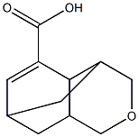 3,4,4a,7,8,8a-Hexahydro-4,7-methano-1H-2-benzopyran-5-carboxylic acid 结构式