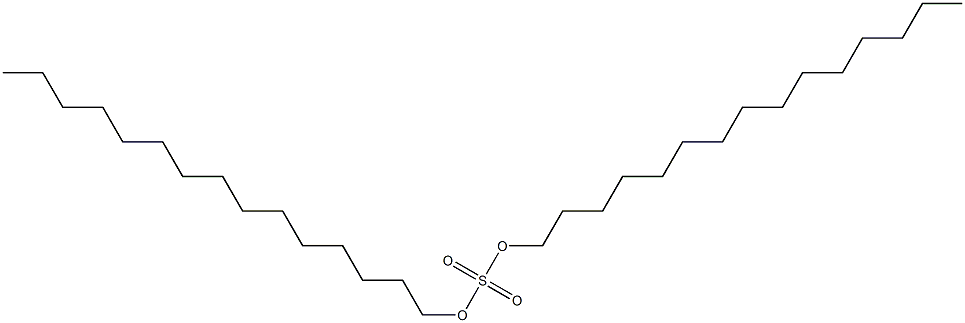 Sulfuric acid dipentadecyl ester 结构式