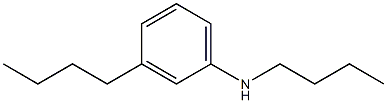 N,3-Dibutylaniline 结构式