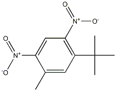 1-tert-Butyl-3-methyl-4,6-dinitrobenzene 结构式