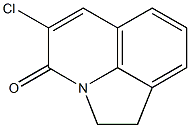 5-Chloro-1,2-dihydro-4H-pyrrolo[3,2,1-ij]quinolin-4-one 结构式