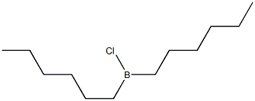 Chlorodihexylborane 结构式