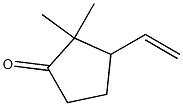 2,2-Dimethyl-3-vinylcyclopentanone 结构式