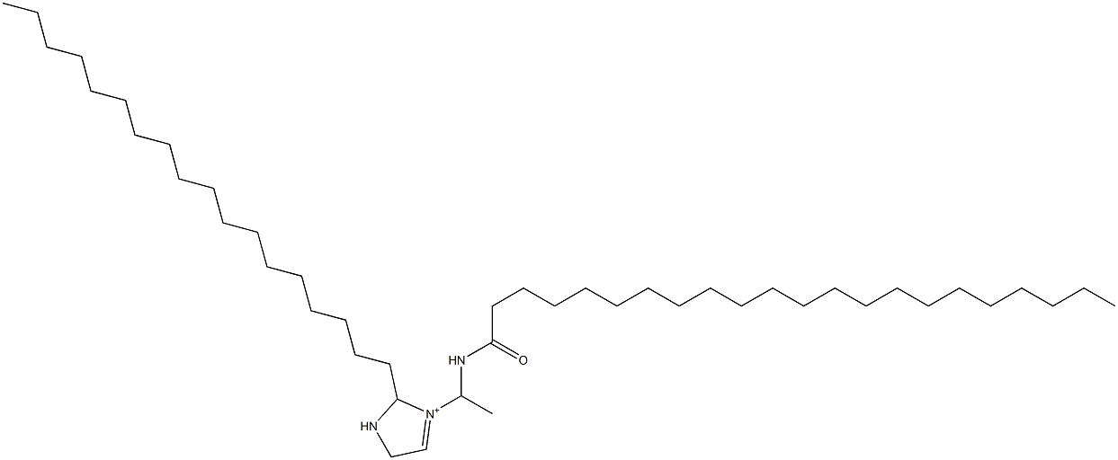 3-[1-(Docosanoylamino)ethyl]-2-octadecyl-3-imidazoline-3-ium 结构式