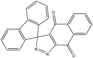 Spiro[3H-benz[f]indazole-3,9'-[9H]fluorene]-4,9-dione 结构式