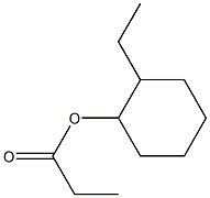 Propionic acid 2-ethylcyclohexyl ester 结构式