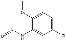 5-Chloro-2-methoxy-N-nitrosobenzenamine 结构式