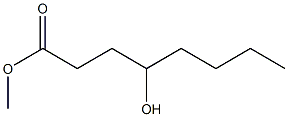 4-Hydroxycaprylic acid methyl ester 结构式