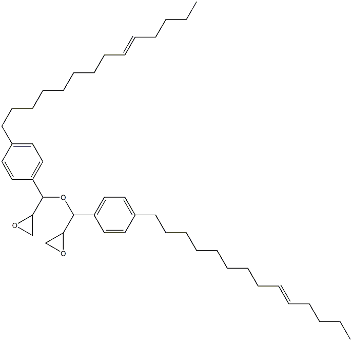 4-(9-Tetradecenyl)phenylglycidyl ether 结构式