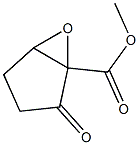 1,5-Epoxy-2-oxocyclopentane-1-carboxylic acid methyl ester 结构式