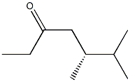 [R,(+)]-5,6-Dimethyl-3-heptanone 结构式